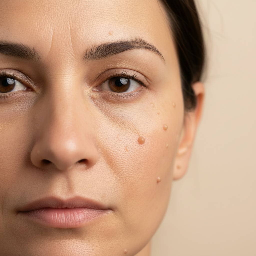 Acrocordones Rostro